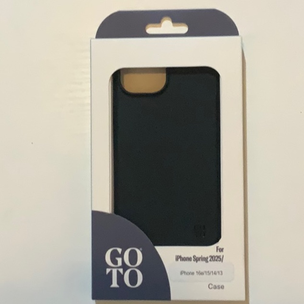 Go-To Black iPhone Case with Slim Profile and Full Coverage